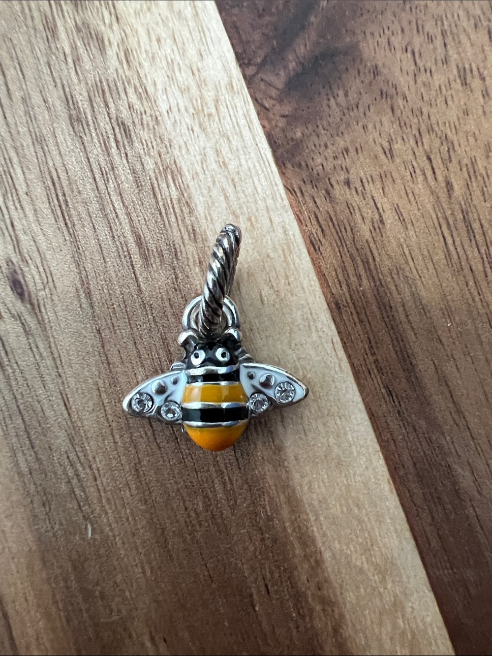 Brighton Yellow and Black Bee Charm Bracelet Pendant